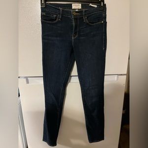 Frame Womens Jeans Size 27 (UK8-10) Le Skinny de‎ Jeanne in Blue Stretch